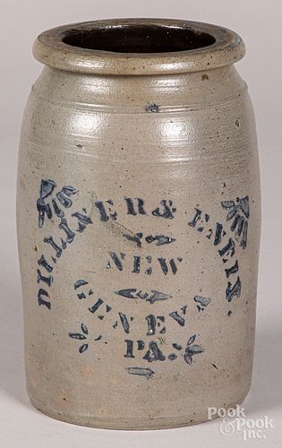  Western Pennsylvania stoneware crock, 19th c.