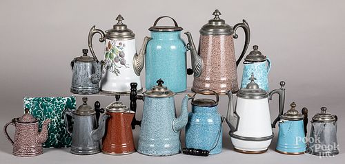 Collection of graniteware