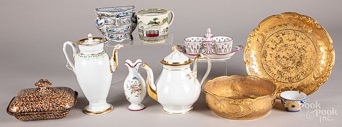 Miscellaneous group of pottery and porcelain