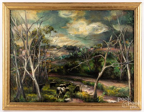 Grace Keast oil on canvas landscape