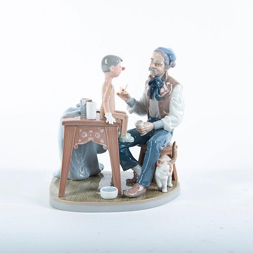 Lladro Porcelain Figurine, Pinocchio Puppet Painter 01005396