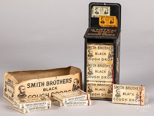 Smith Brothers Cough Drops tin store display
