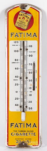 Fatima Cigarettes advertising thermometer