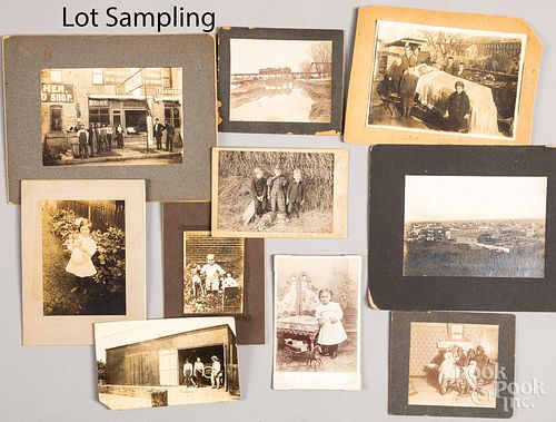Large group of photographs