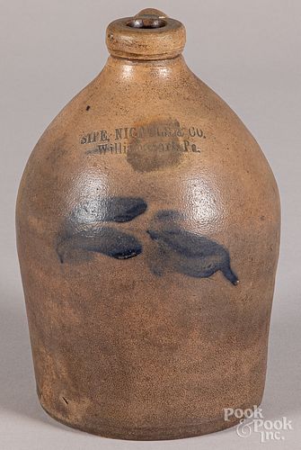 Williamsport, PA 1/2 gallon stoneware jug