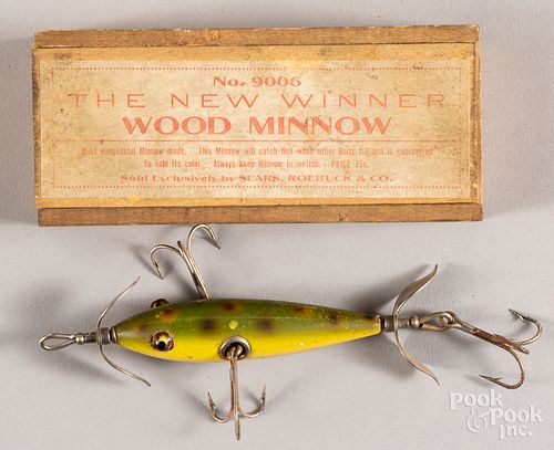 Sears, Roebuck & Co. The New Winner Wood Minnow