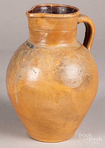 Large American stoneware pitcher