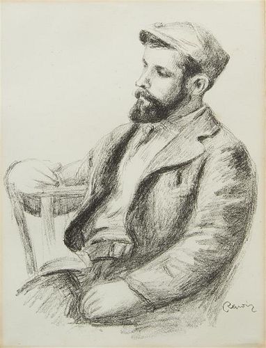 Pierre-Auguste Renoir, (French, 1841-1919), Louis Valtat (from L'album des douze lithographies originales), 1904