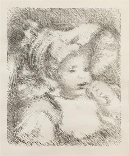 * Pierre-Auguste Renoir, (French, 1841-1919), L'enfant au biscuit