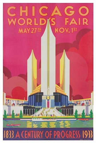 Weimer Pursell, (1906-1974), Chicago's World Fair, 1933