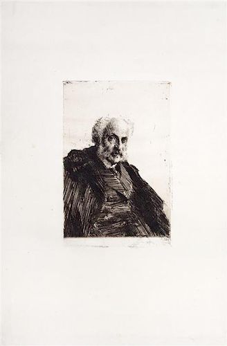 Anders Zorn, (Swedish, 1860-1920), Solomon Loeb, 1897