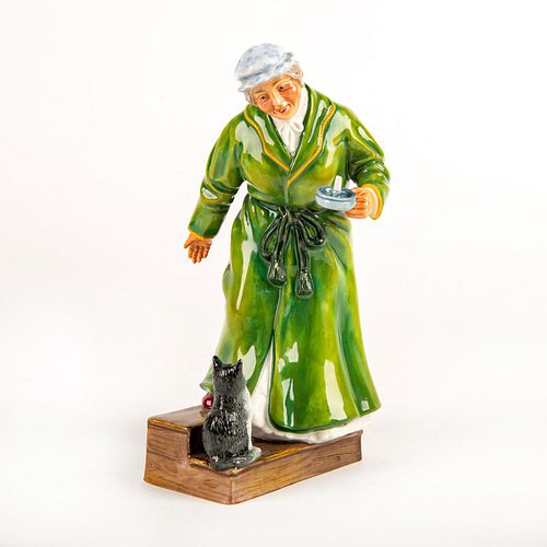 Royal Doulton Survey Sample Figurine, Lady With Cat
