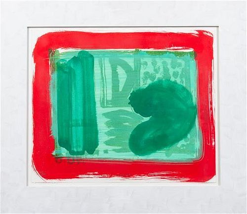 Howard Hodgkin, (British, b. 1932), Green Room, 1986
