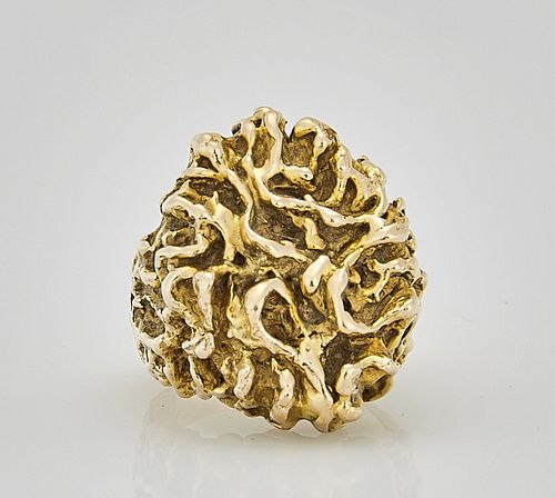 Heavy and Elaborate Gold Ring