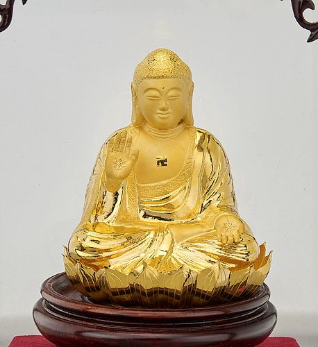 Chinese 24K Gold Buddha