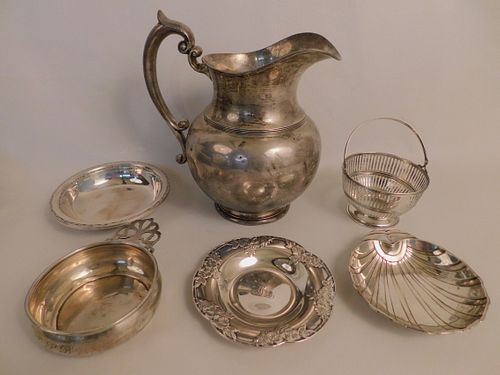 6 PIECES STERLING SILVER - TIFFANY PLATE