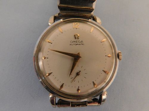 OMEGA STAINLESS AUTOMATIC WATCH 