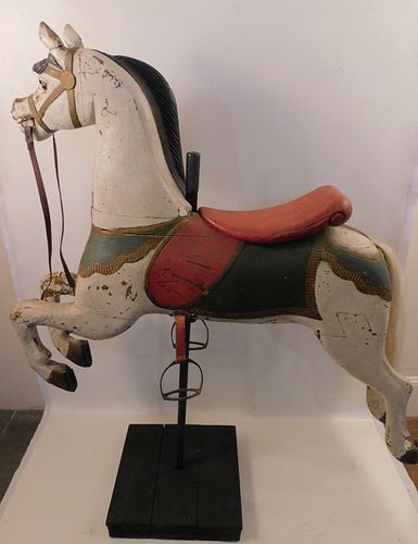 ANTIQUE CAROUSEL HORSE ATTR. DARE 