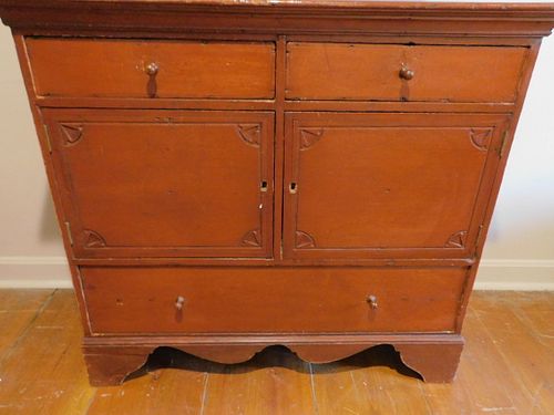 ANTIQUE COUNTRY CABINET 