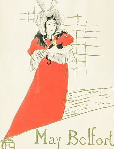Henri de Toulouse-Lautrec Lithograph May Belfort