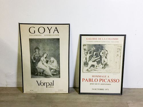 Goya & Picasso Exhibition Posters