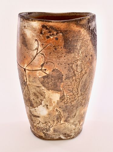 Loren Scherbak, Grape (with Tendrils) Oval Vase