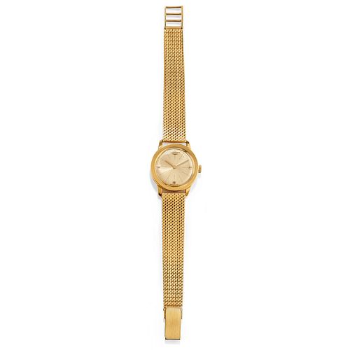 Longines - A 18K yellow gold lady's wristwatch, Longines
