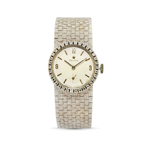 Zenith - A 18K white gold lady's wristwatch, Zenith