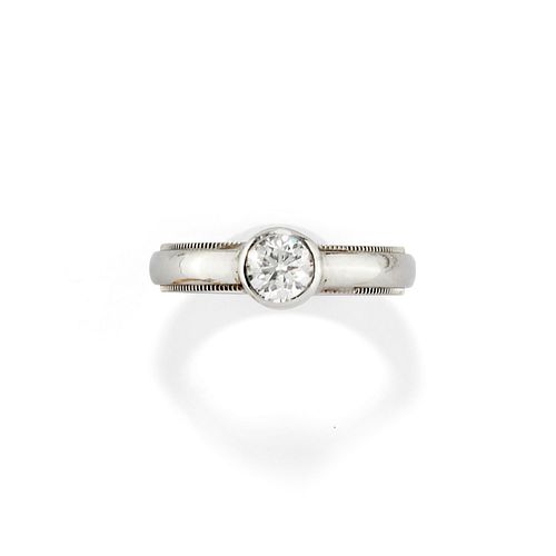 Tiffany & Co. - A platinum and diamond ring, Tiffany & Co.
