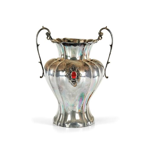 A silver and gemstone centrepiece, Italy 20th Century