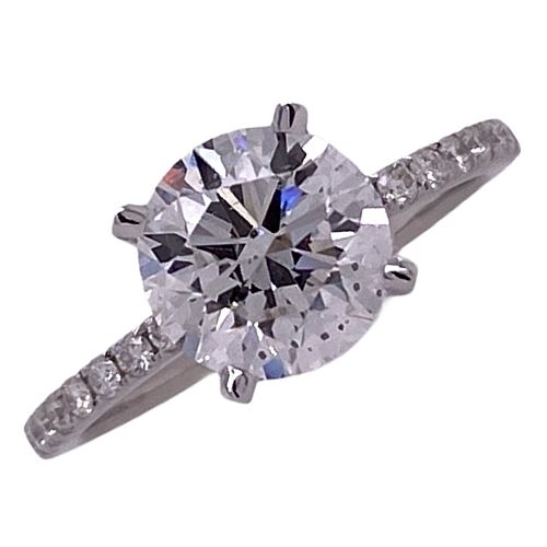 2.00ct Diamond 18KW D/SI1 Engagement Ring