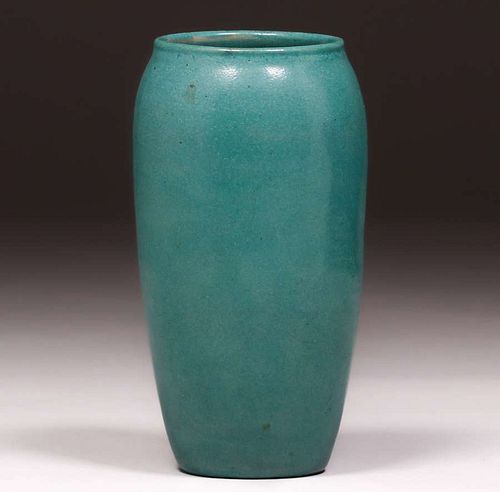 Saturday Evening Girls Turquoise Vase 1919