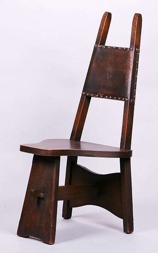 Limbert "Bicycle" Chair c1902-1905