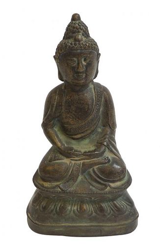 16th C. Bronze Buddha Casting.