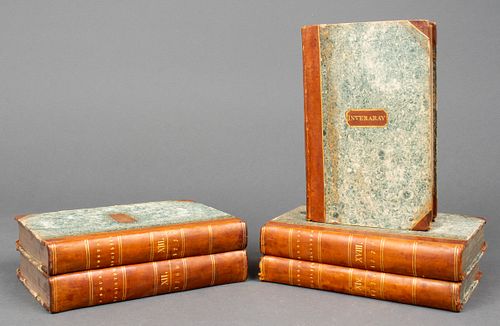 The Annual Register, 5 Volumes, 18th Century