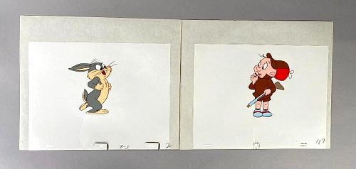 Animation Cels, Baby Elmer Fudd and Baby Bugs Bunny