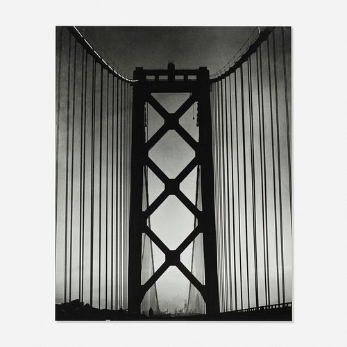Horace Bristol, Street Bridge, Pattern in Steel and Shadows, Los Angeles, California