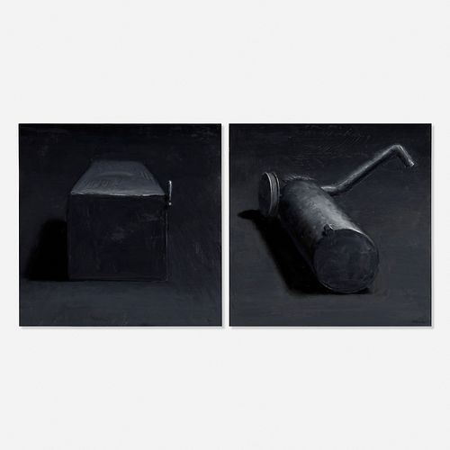 Jerry McLaughlin, Oil Can; Box (two works)