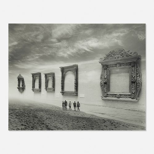 Jerry Uelsmann, Untitled from Museum Studies series