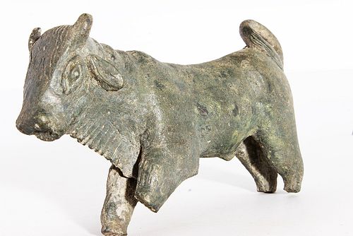 "Toro" en bronce íbero romano del siglo I a.C.