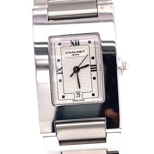 CHAUMET Stainless Steal Square WatchÊ