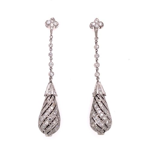Platinum Diamond EarringsÊ
