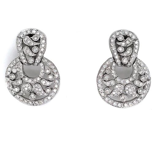 18K Andreoli Diamond Earrings