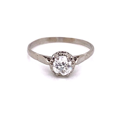 1920' Platinum Diamond Engagement RingÊ