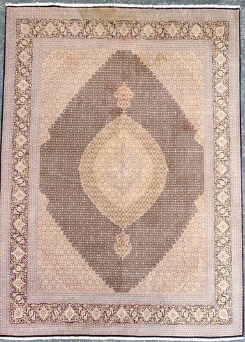 A FINELY KNOTTED LATE 20TH C. PERSIAN TABRIZ CARPET