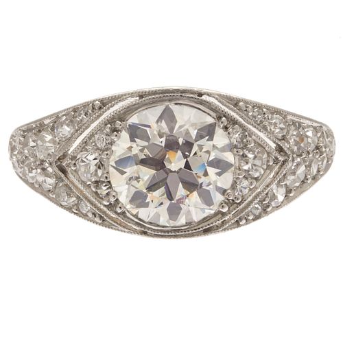 Cartier Art Deco Diamond, Platinum Ring