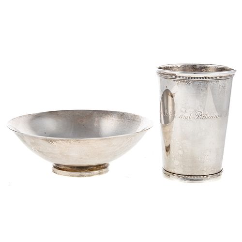 Tiffany & Co. Sterling Cup & Gorham Bowl