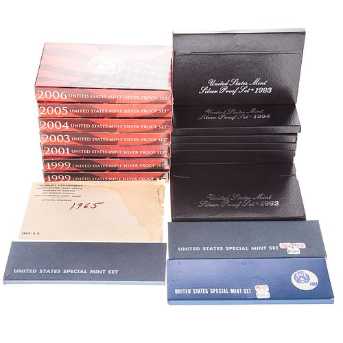 15 Silver Proof Sets & 4 Special Mint Sets