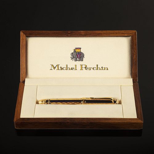 Michel Perchin, Silver Gilt and Enamel Limited Edition Fountain Pen