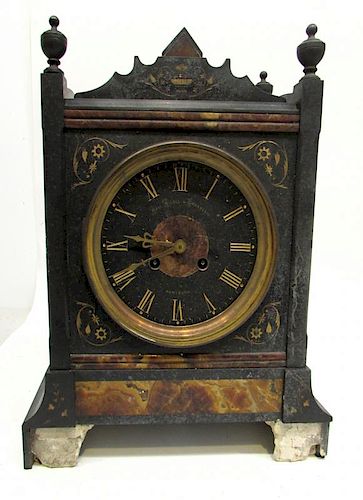 19th C. Marble Mantel Clock